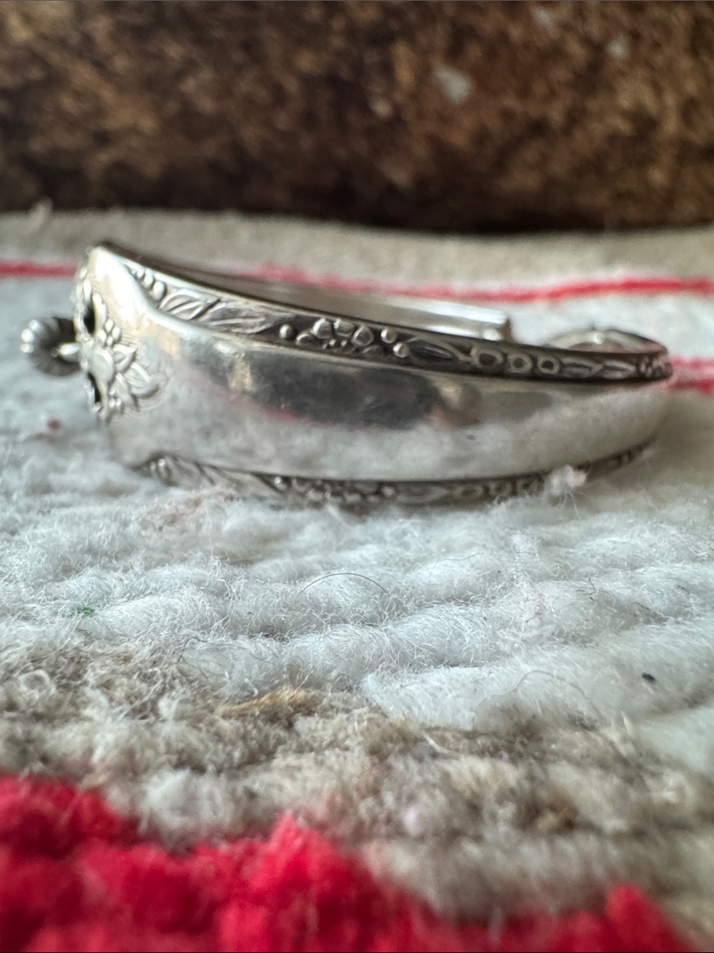 Vintage Silver Spoon Bracelet - Picture 2 of 9